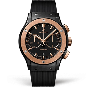 Копия часов Hublot Classic Fusion Chronograph Ceramic 45mm 521.CO.1181.RX