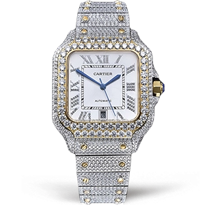Копия часов Cartier Santos De Cartier 40 W2SA0009 Diamonds Арт. CR-0935