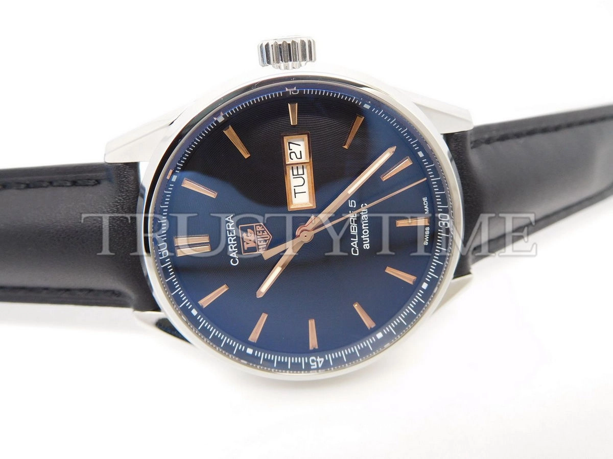 Копия часов Tag Heuer Carrera Calibre 5 Day Date 41mm WAR201C.FC6266
