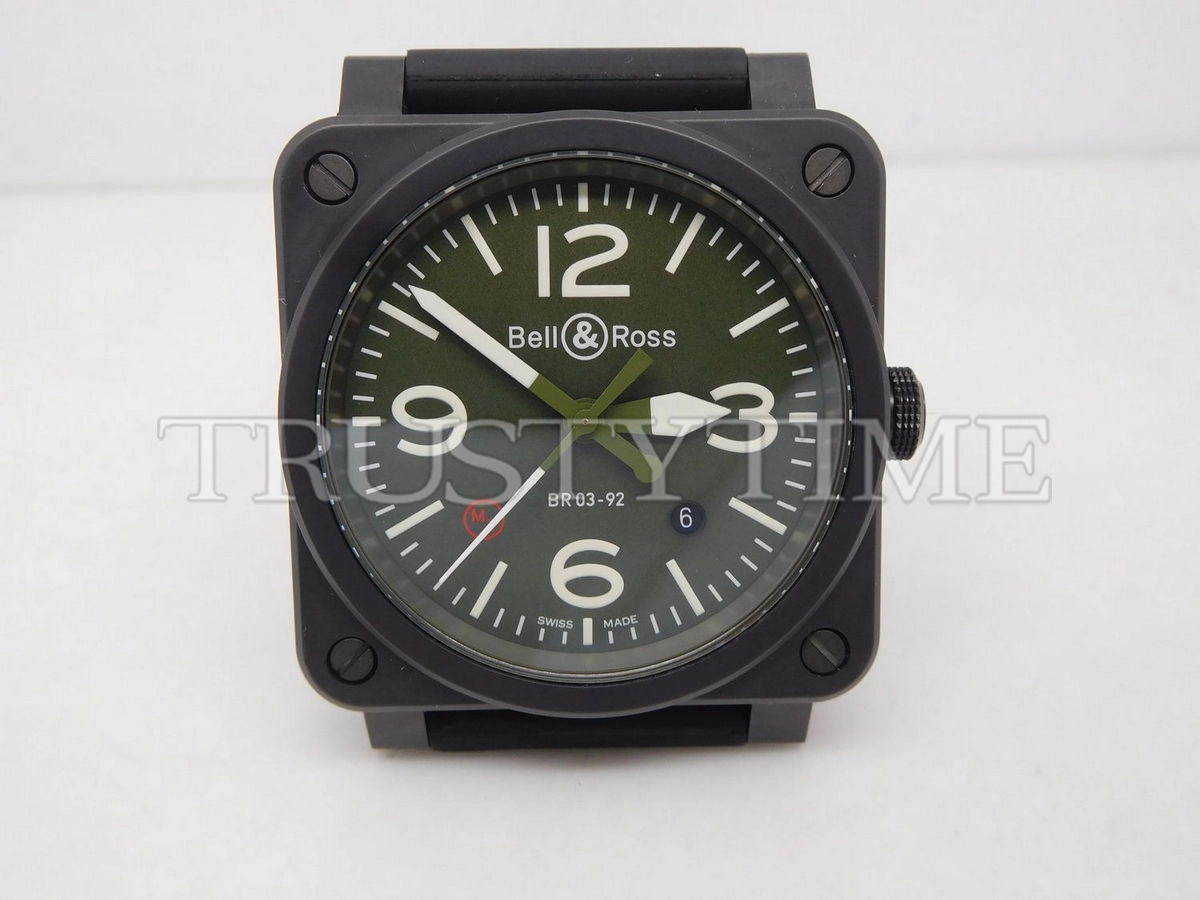 Копия часов Bell & Ross BR 03-92 Military Type BR0392-MIL-CE