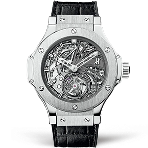Копия часов Hublot Big Bang Minute Repeater Tourbillon Platinium 44 304.TX.1170.LR