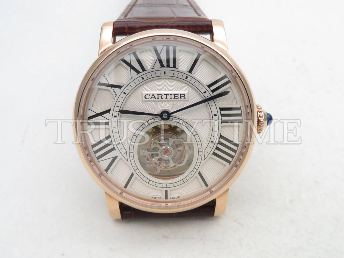 Копия часов Cartier Rotonde de Cartier Flying Tourbillon 40 W1556215