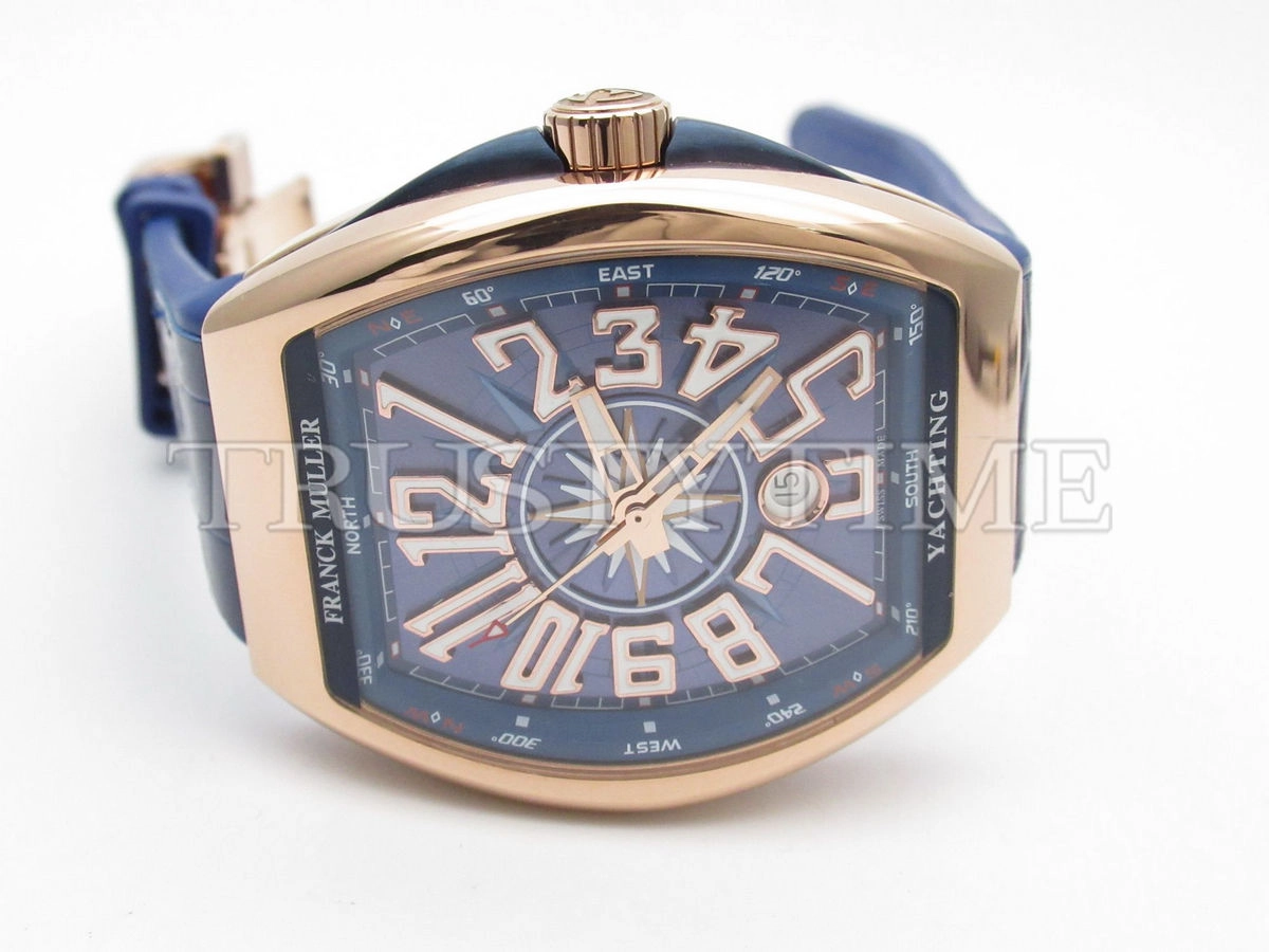 Копия часов Franck Muller Vanguard Yachting V45-SC-DT-YACHT-5N-BL