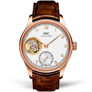 Копия часов IWC Portugieser Tourbillon Hand-Wound Red Gold 43mm IW546302