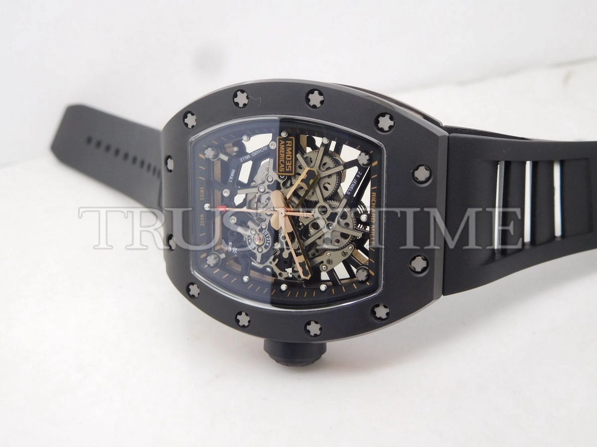 Копия часов Richard Mille RM035 Black Toro Gold