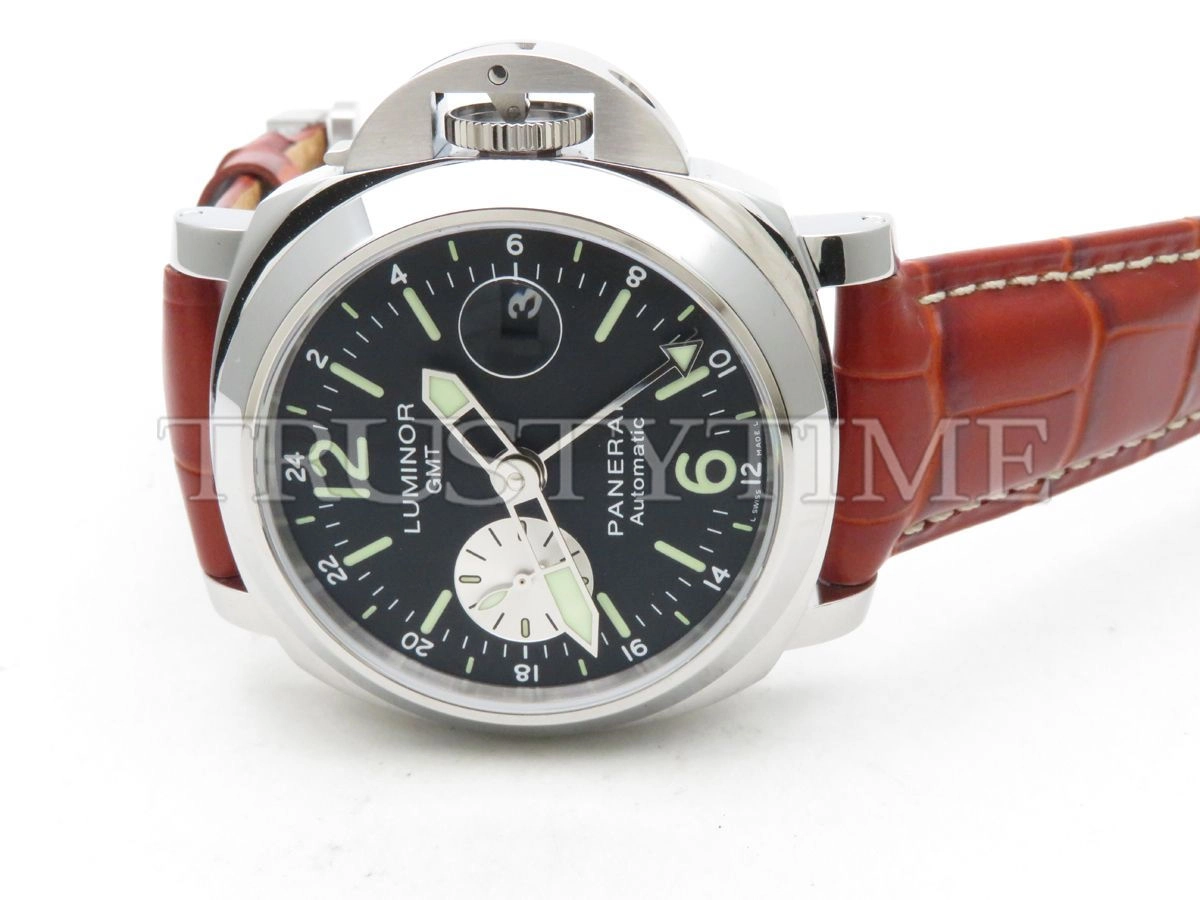 Копия часов Panerai Luminor GMT Automatic Acciaio 44mm PAM00088