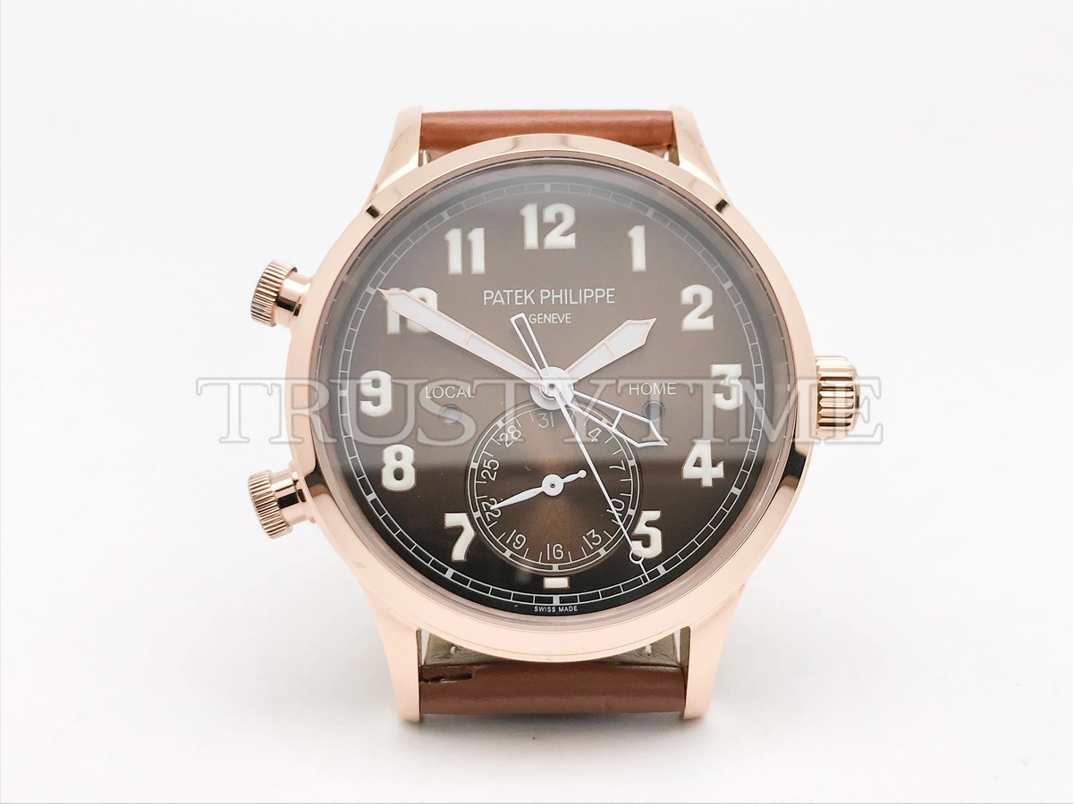 Копия часов Patek Philippe Calatrava Pilot Travel Time 42mm 5524R-001