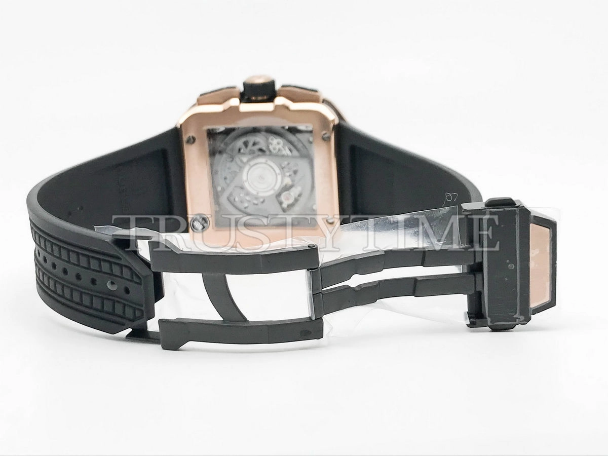 Копия часов Hublot Square Bang Unico King Gold Ceramic 821.OM.0180.RX