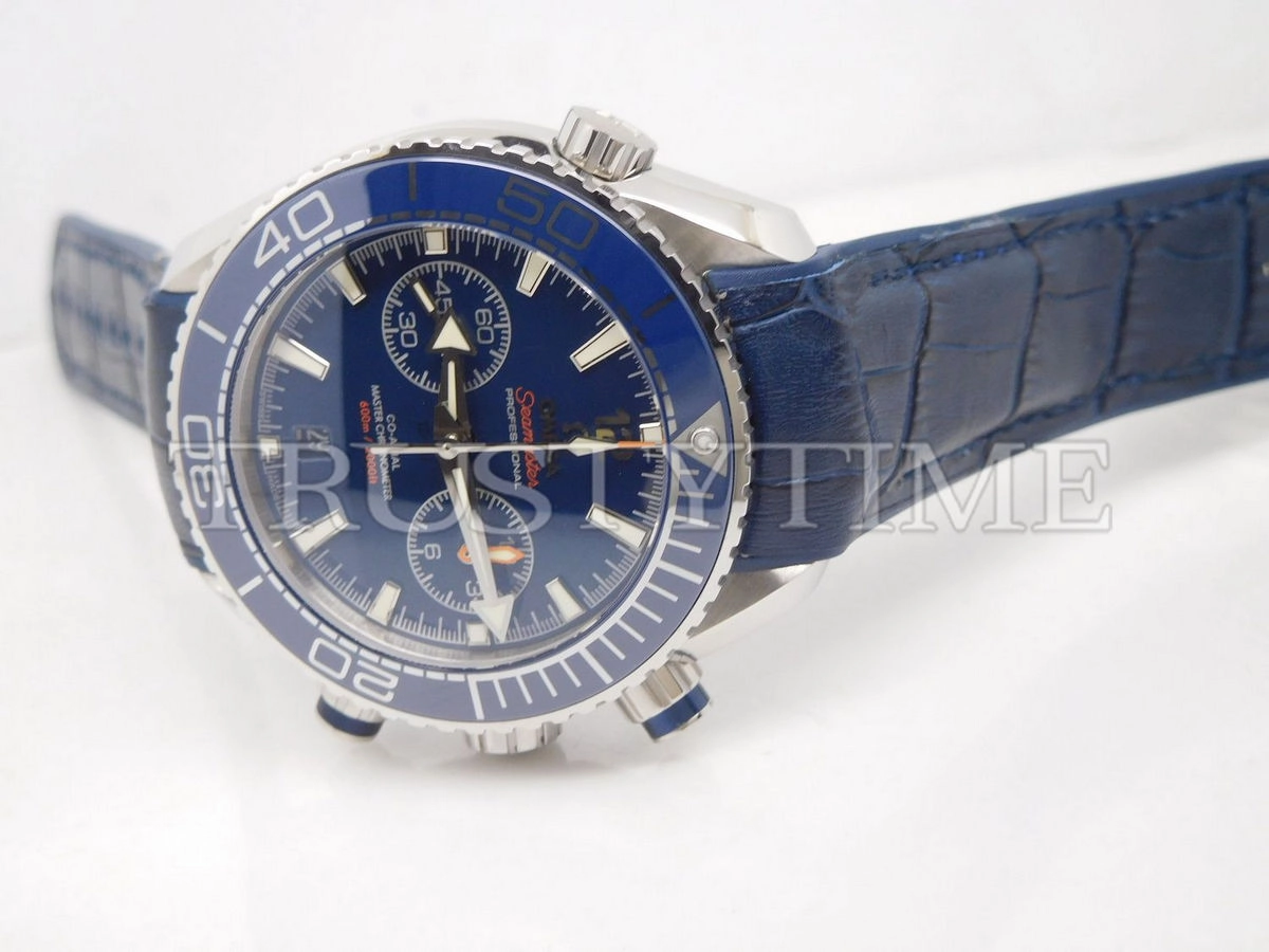Копия часов Omega Seamaster Planet Ocean 600m Co‑Axial Master Chronometer Chronograph 45.5mm 215.33.46.51.03.001