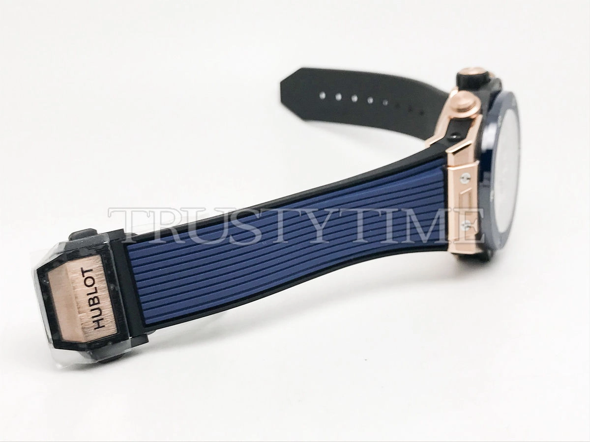 Копия часов Hublot Big Bang Unico King Gold Blue Ceramic 42mm 441.OL.5181.RX