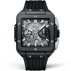 Копия часов Hublot Square Bang Unico Black Magic 821.CI.0170.RX