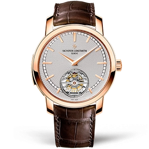 Копия часов Vacheron Constantin Traditionnelle Tourbillon 44mm 6500T/000R-B324