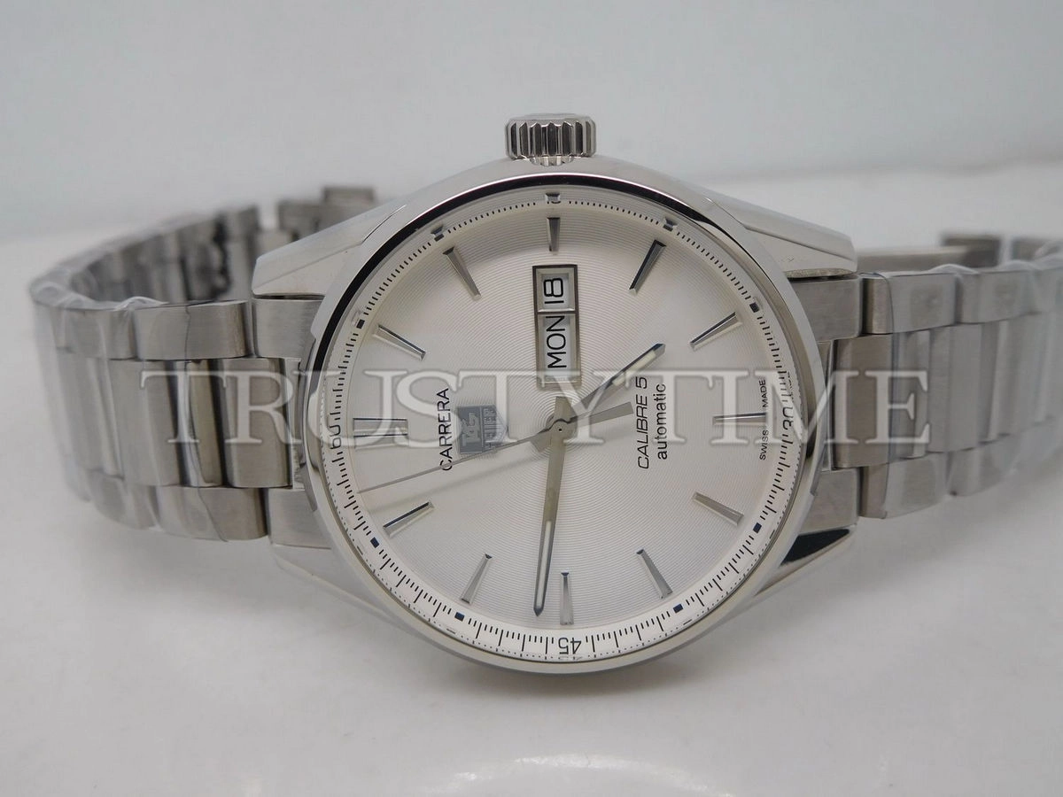 Копия часов Tag Heuer Carrera Calibre 5 Day Date 41mm WAR201B.BA0723
