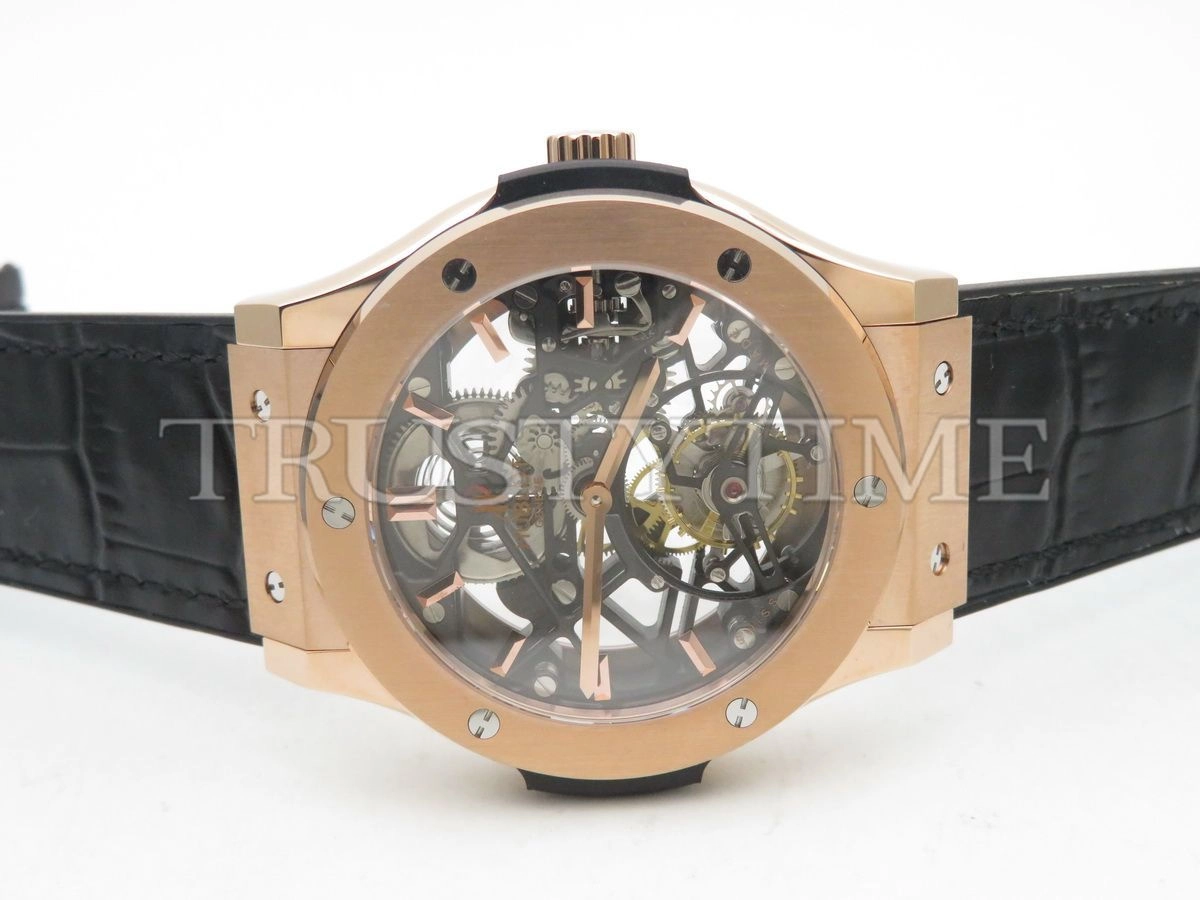 Копия часов Hublot Classic Fusion Tourbillon 45mm 99 505.OX.0180.LR