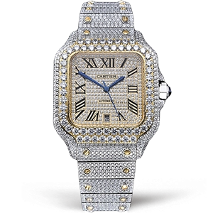 Копия часов Cartier Santos De Cartier 40 W2SA0009 Diamonds Арт. CR-0946