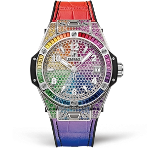 Копия часов Hublot Big Bang One Click Steel Rainbow 39 465.SX.9900.LR.0999