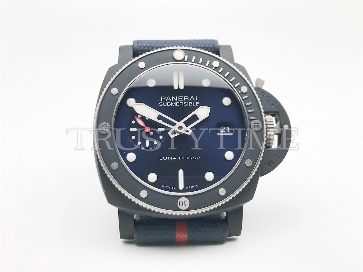Копия часов Panerai Submersible QuarantaQuattro Luna Rossa Ti-Ceramitech™ PAM01466