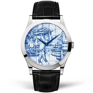 Копия часов Patek Philippe Calatrava Azulejos 38,5 mm 5089G-061