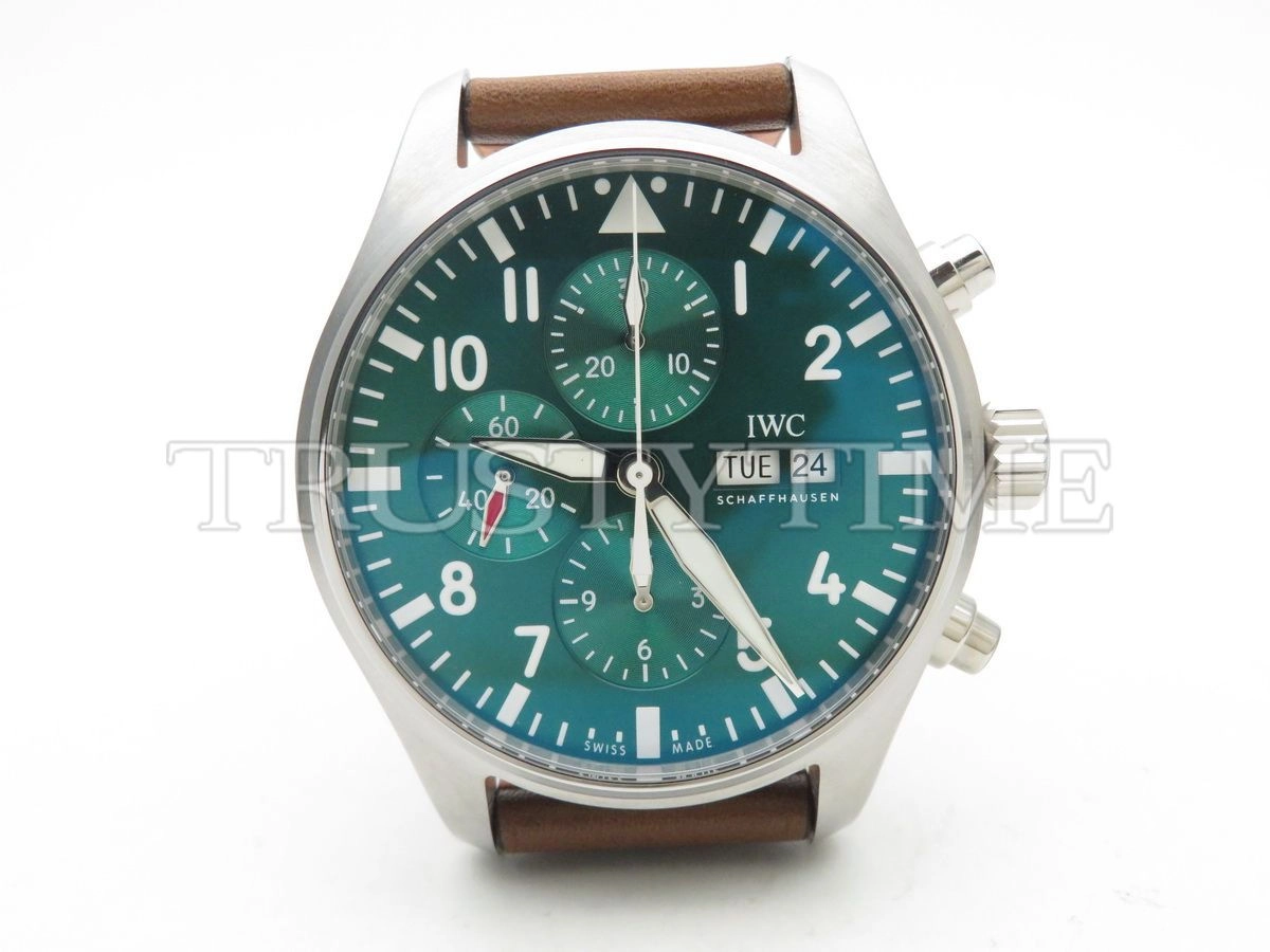 Копия часов IWC Pilot's Watch Chronograph Edition Racing Green 43mm IW377726
