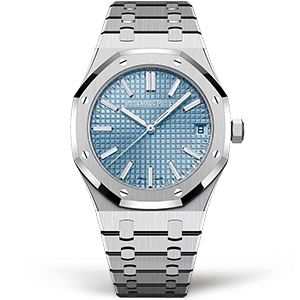 Копия часов Audemars Piguet Royal Oak Ice Blue Baguette Dial Limited Edition 15510BC.OO.1320BC.01