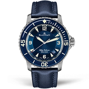 Копия часов Blancpain Fifty Fathoms 5015-12B40-O52A