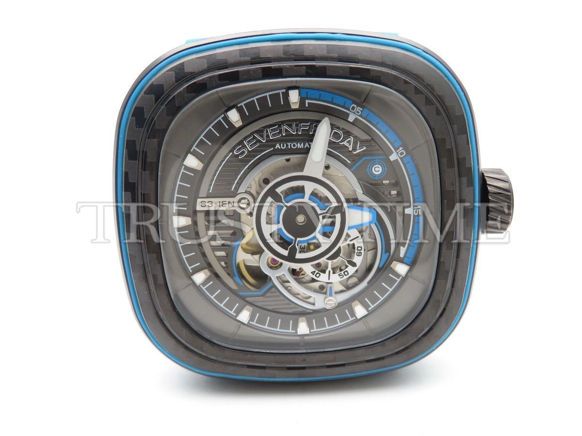 Копия часов SevenFriday S3/02 "CARBON EDITION"