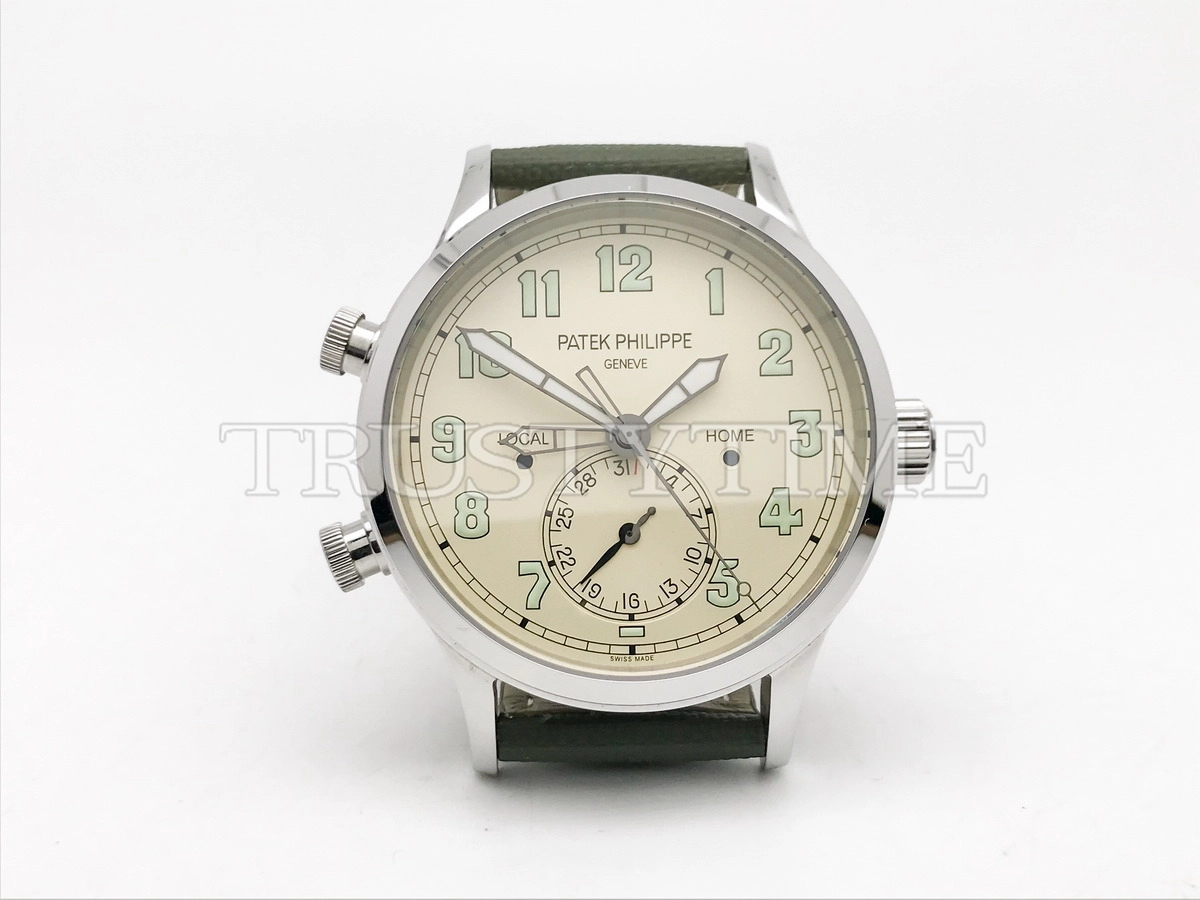 Копия часов Patek Philippe Calatrava Pilot Travel Time 42mm 5524G-010