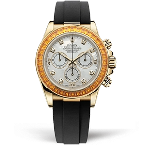 Копия часов Rolex Cosmograph Daytona Orange Sapphire 116578SACO Rubber Strap