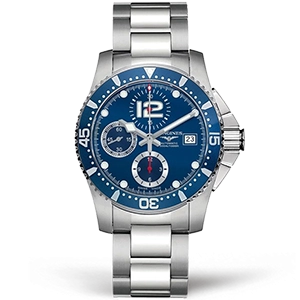 Копия часов Longines Sport Hydroconquest Chronograph 41mm L3.644.4.96.6