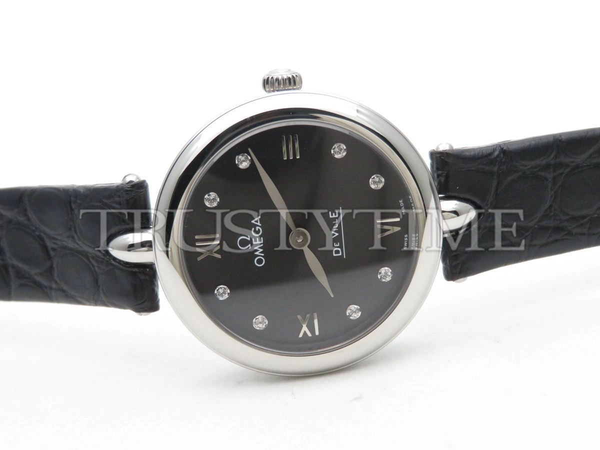 Копия часов Omega De Ville Prestige Dewdrop Quartz 27mm 424.13.27.60.51.001