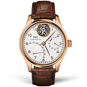 Копия часов IWC Portugieser Tourbillon Retrograde Mystery 44mm IW504402