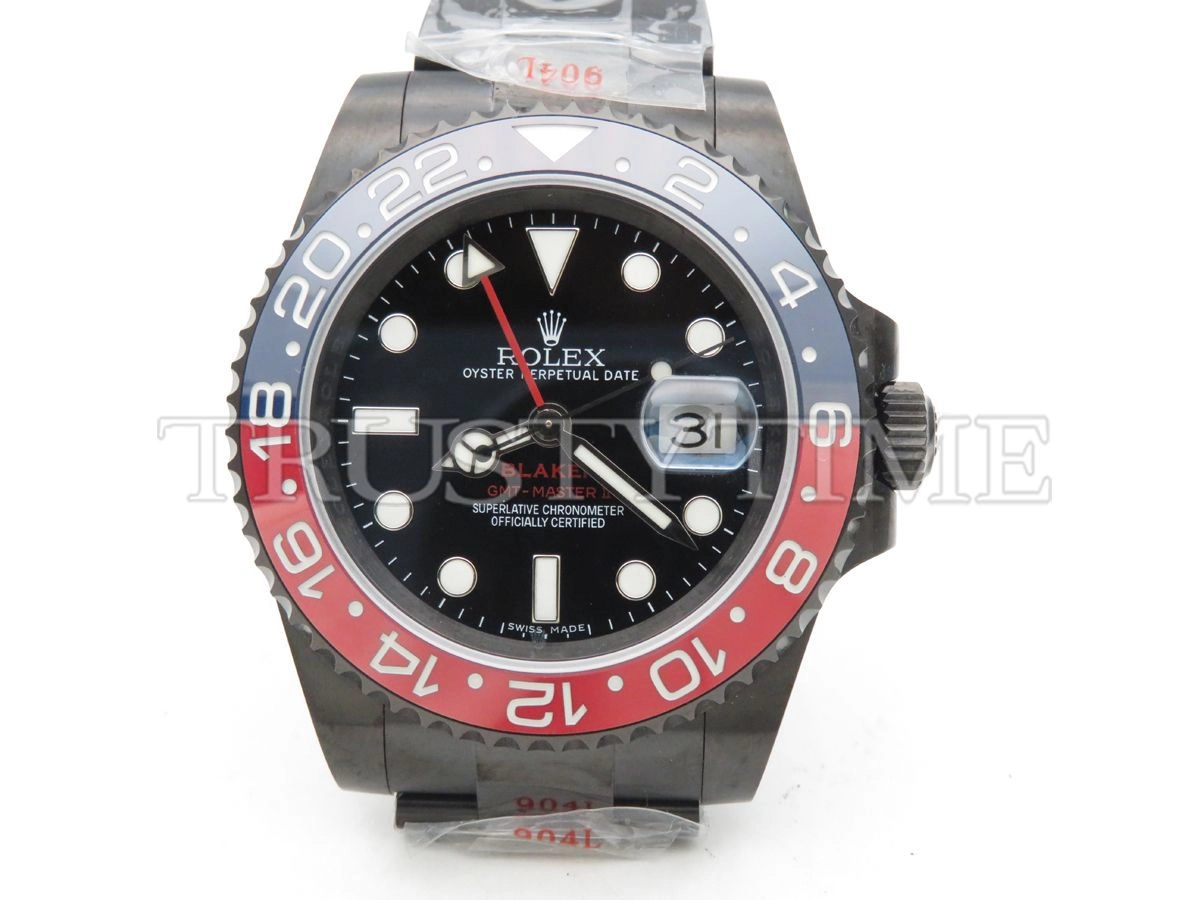 Копия часов Rolex Blaken GMT Master II Pepsi 116719BLRO
