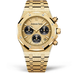 Копия часов Audemars Piguet Royal Oak Frosted Gold Selfwinding Chronograph 26240BA.GG.1324BA.01