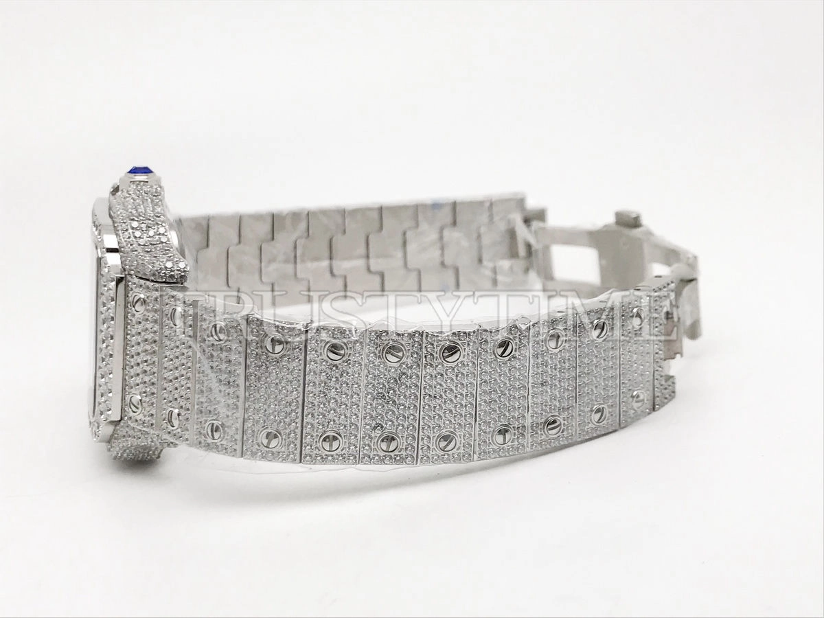 Копия часов Cartier Santos De Cartier 40 WSSA0018 Diamonds Арт. CR-0932