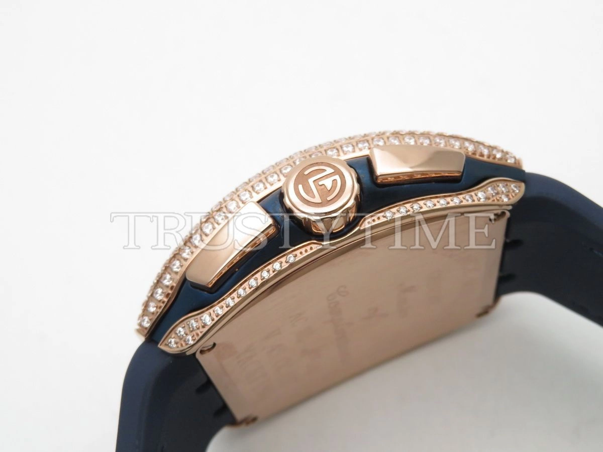 Копия часов Franck Muller Vanguard Chronograph V 45 CC DT YACHTING D NBR CD (BL) (5N) BL.DIAM 5N