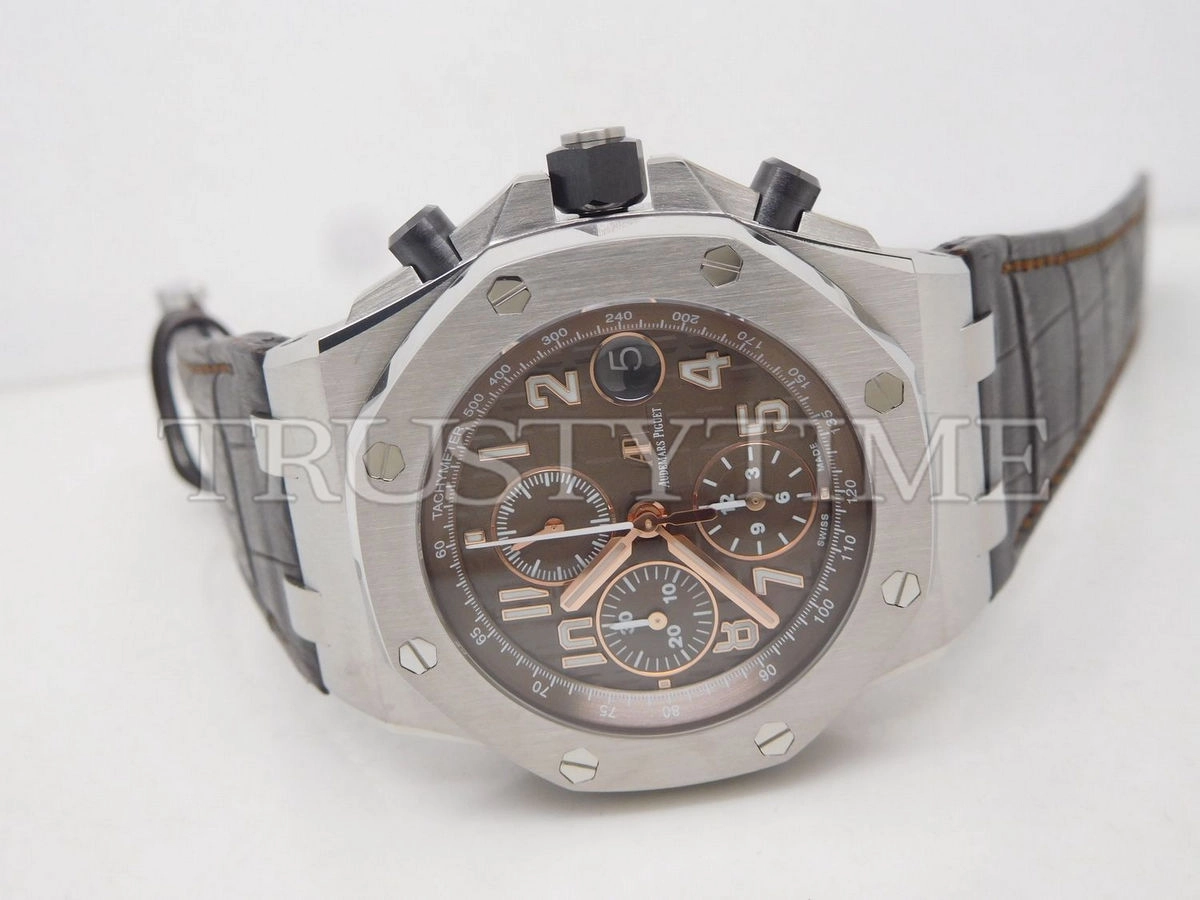 Копия часов Audemars Piguet Royal Oak Offshore Chronograph Havana Brown SIHH 2018 26470ST.OO.A820CR.01