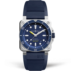 Копия часов Bell & Ross BR 03-92 Diver Blue BR0392-D-BU-ST/SRB