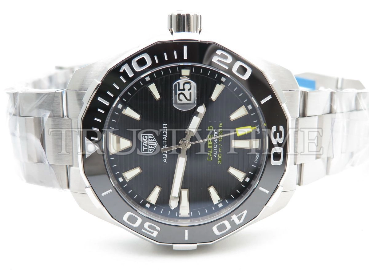 Копия часов Tag Heuer Aquaracer Calibre 5 43mm WAY201A.BA0927