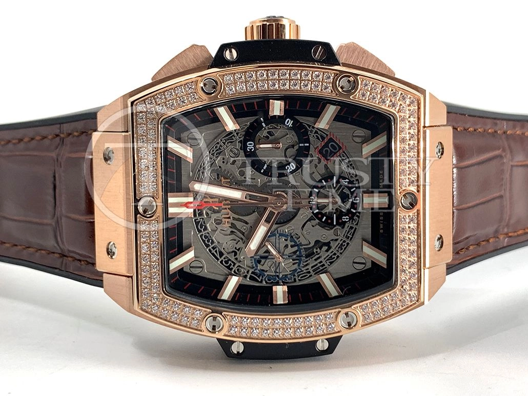 Копия часов Hublot Spirit of Big Bang 45 King Gold 601.OX.0183.LR.1104