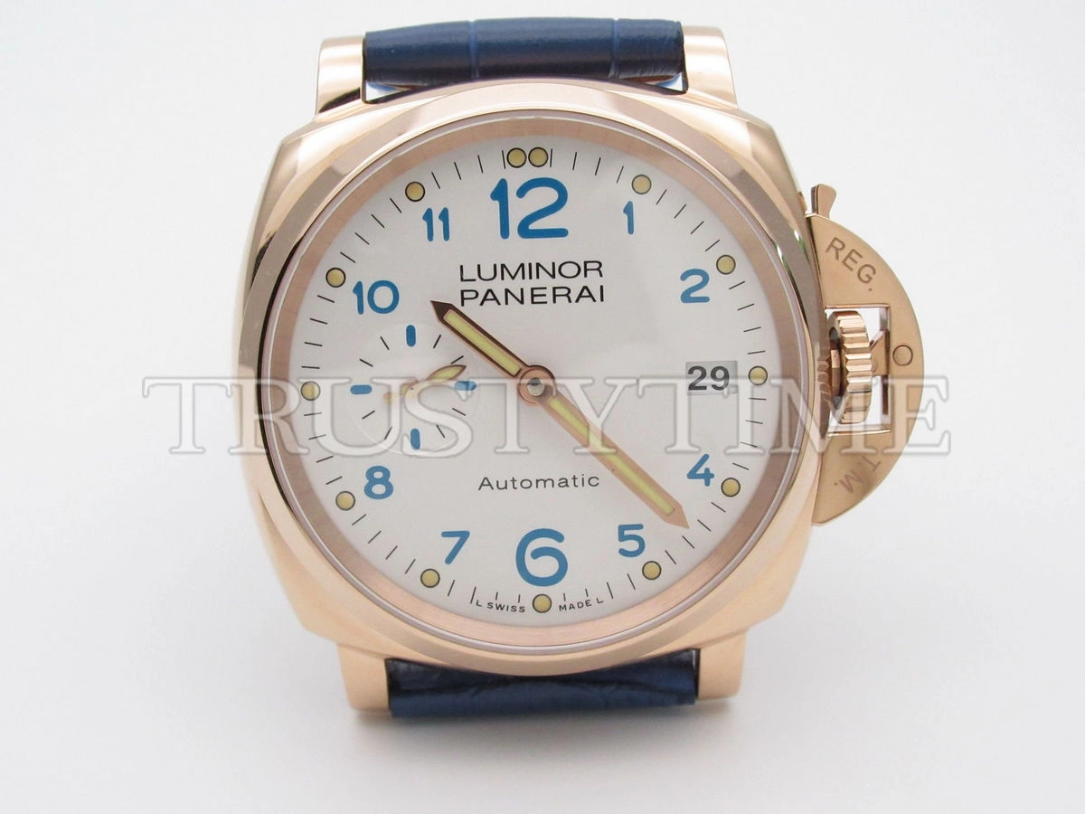 Копия часов Panerai Luminor Due 3 Days Automatic Oro Rosso 38 mm PAM00756