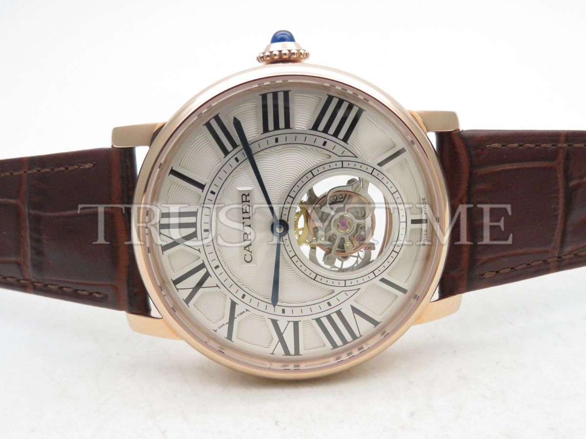 Копия часов Cartier Rotonde de Cartier Flying Tourbillon 40 W1556215