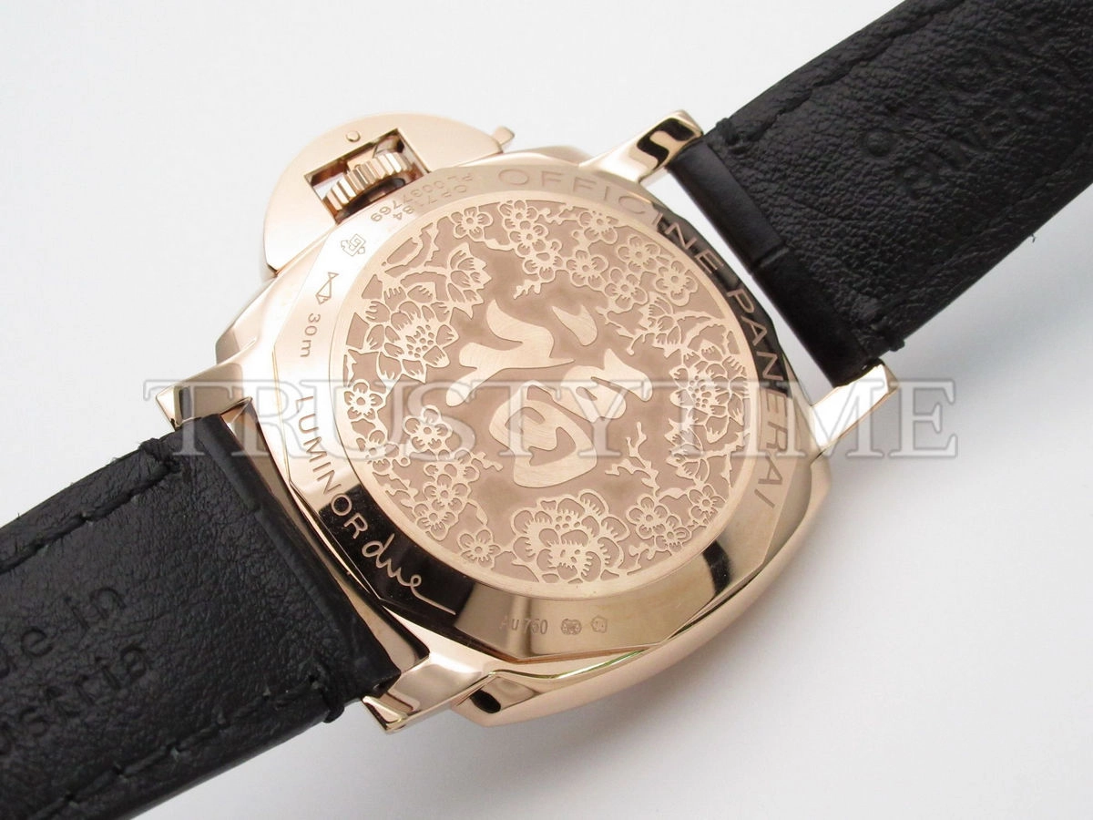Копия часов Panerai Luminor Due 3 Days Automatic Oro Rosso 38 mm PAM00908