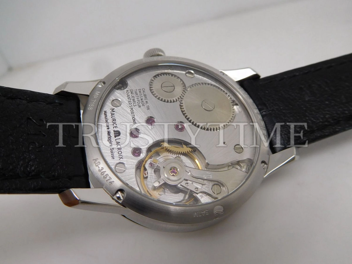 Копия часов Maurice Lacroix Masterpiece Roue Carrée Seconde 43mm MP7158-SS001-901