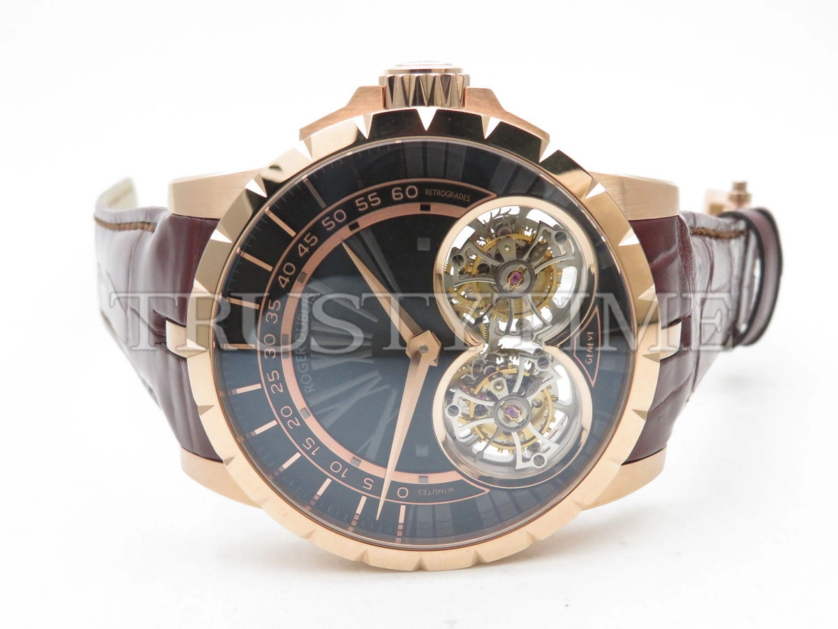 Копия часов Roger Dubuis Excalibur Double Flying Tourbillon 45mm RDDBEX0280