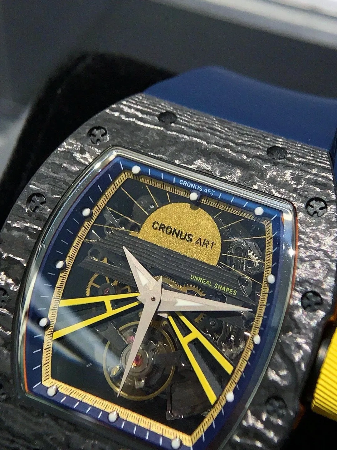 Часы CronusArt NTPT Carbon Fiber Watch CM36-001