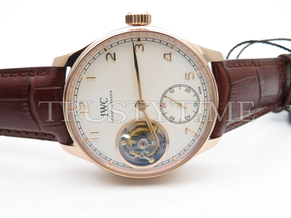 Копия часов IWC Portugieser Tourbillon Hand-Wound Red Gold 43mm IW546302