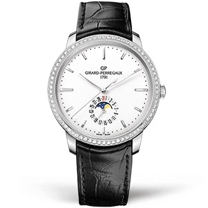 Копия часов Girard Perregaux 1966 Date and Moon Phases 49545D11A131-BB60