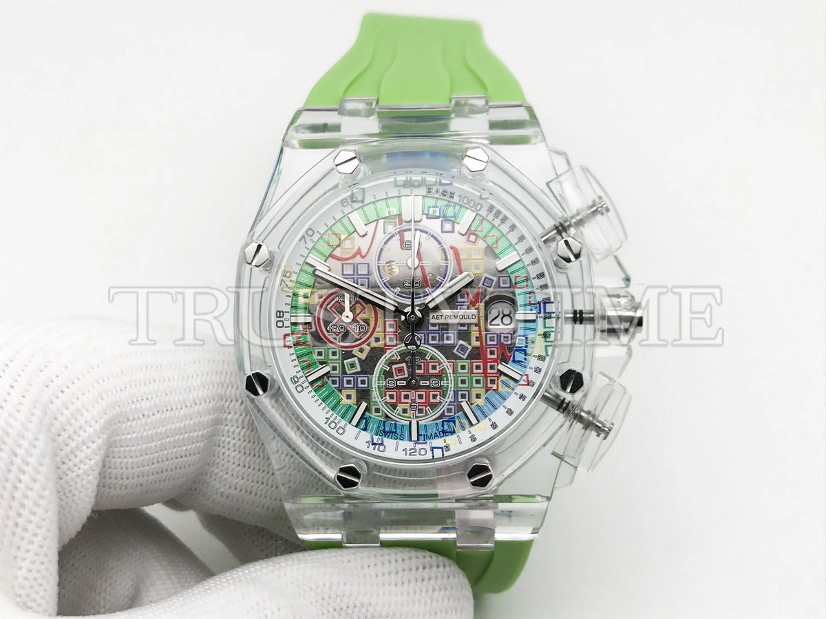 Копия часов Audemars Piguet Royal Oak Offshore Chronograph AET Remould Sapphire GRID GAME
