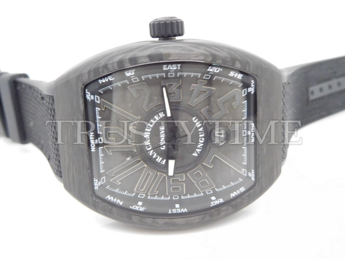 Копия часов Franck Muller Vanguard Carbon 44mm V45-SC-DT-CARBON-NR