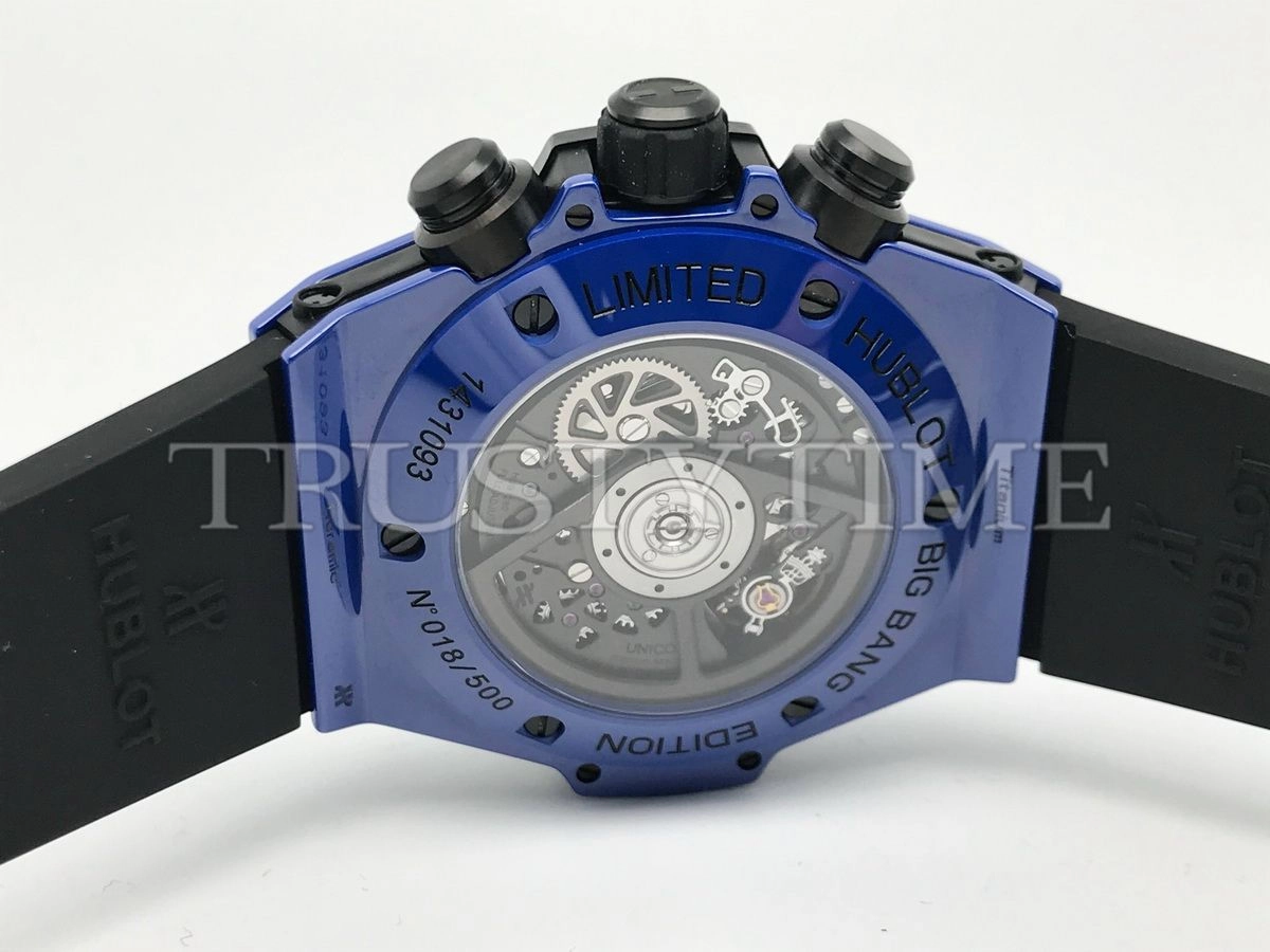 Копия часов Hublot Big Bang Unico Blue Magic 44mm 441.ES.5119.RX
